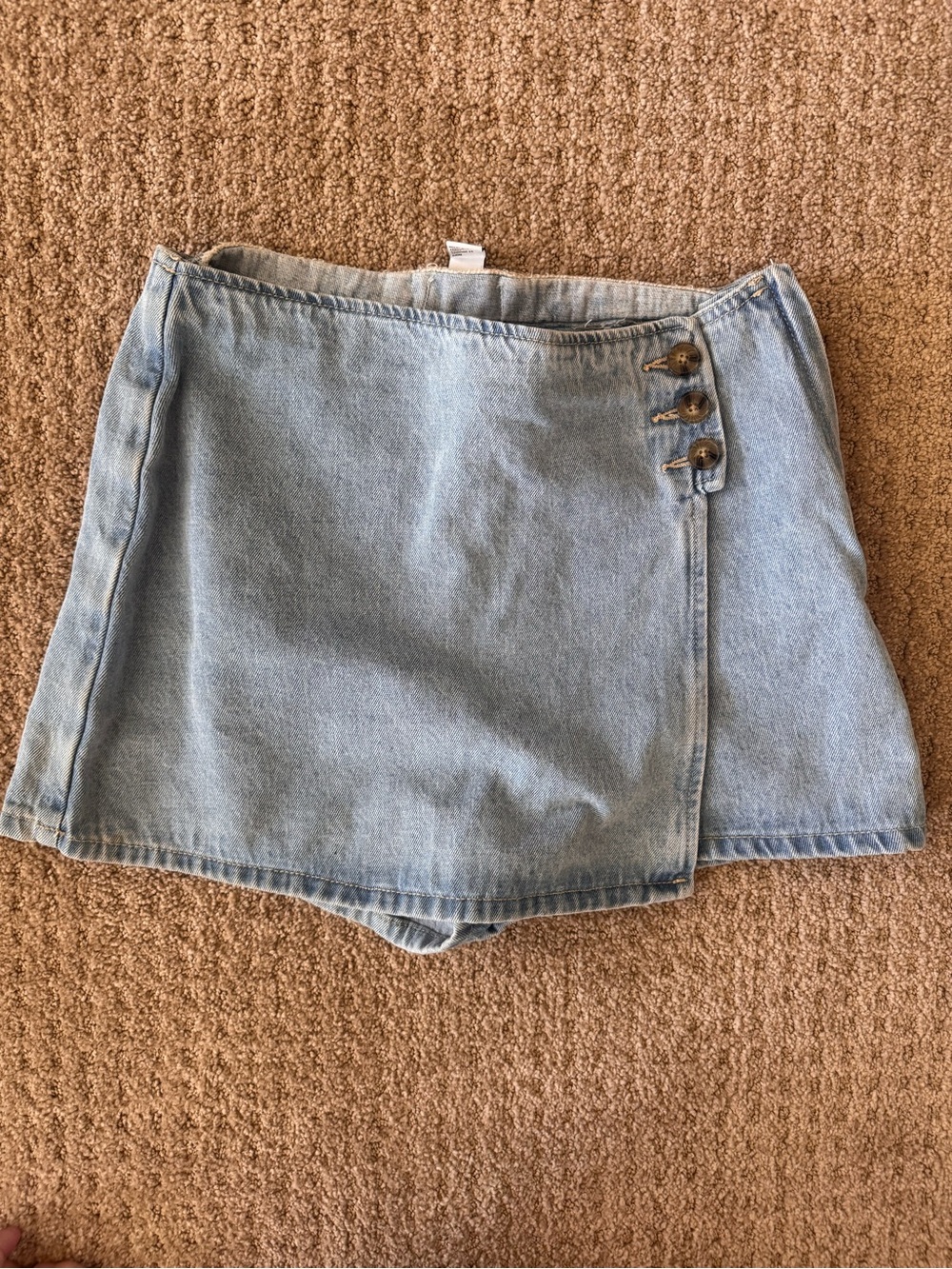 Forever 21 Light Blue Denim Skort